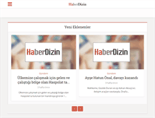 Tablet Screenshot of haberdizin.com